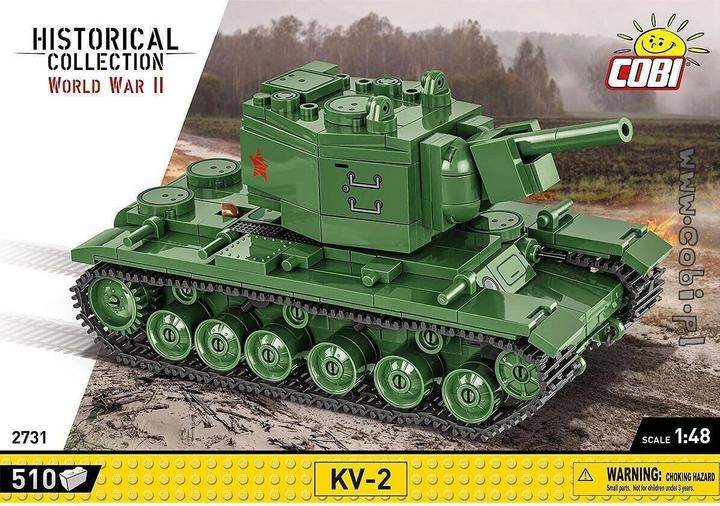 Image du produit Cobi Historical Collection 2731 - KV-2 Panzer WWII, 510 briques de serrage