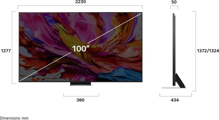 Immagine prodotto LG 100QNED86A6 (100", Mini-LED, QNED, 4K, 2025)