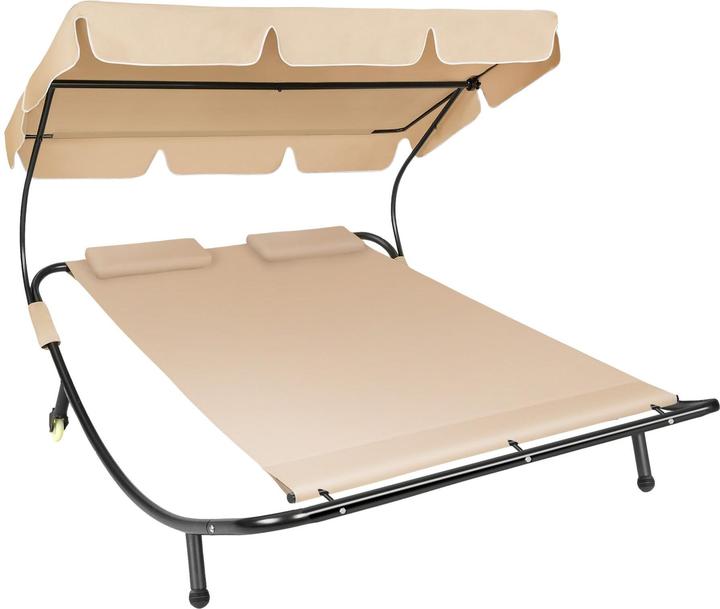 tectake Gartenliege für 2 Personen (195 cm)