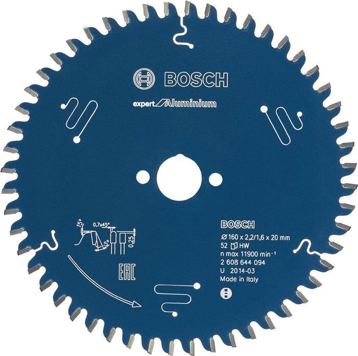 Produktbild Bosch Professional Zubehör Kreissägeblatt Expert for Aluminium, 250 x 30 x 2,8 mm, 80