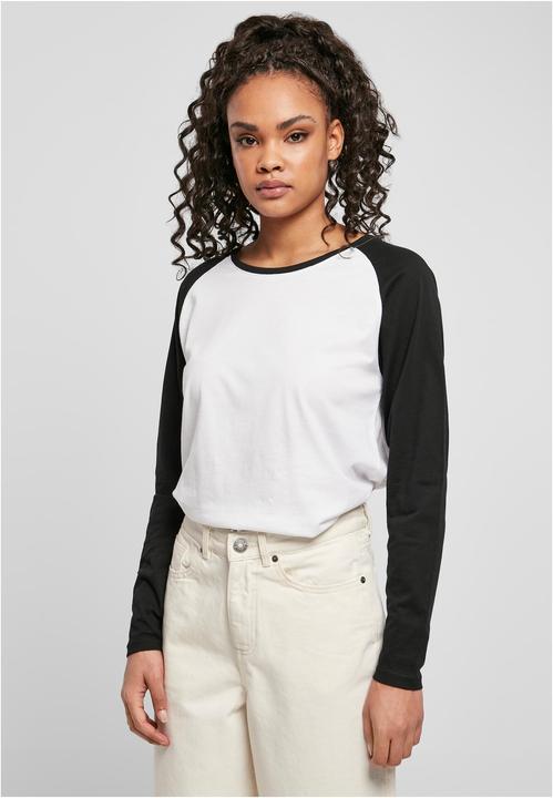 Actual product image Urban Classics Ladies Contrast Raglan Longsleeve (XXL)