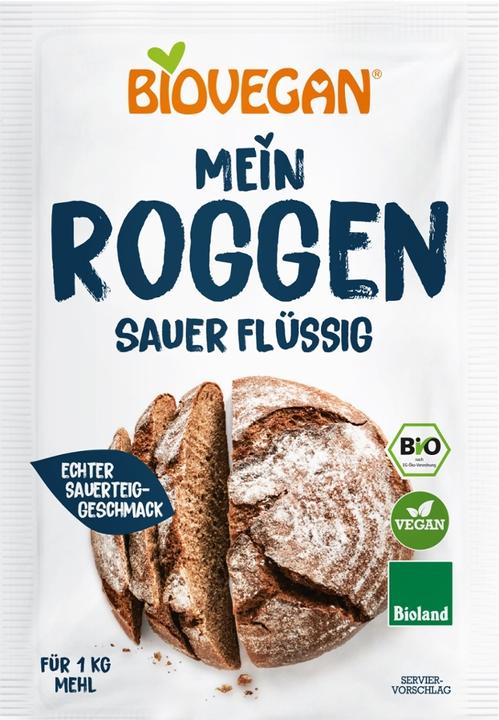 Actual product image Biovegan Rye sourdough liquid organic (150 g)
