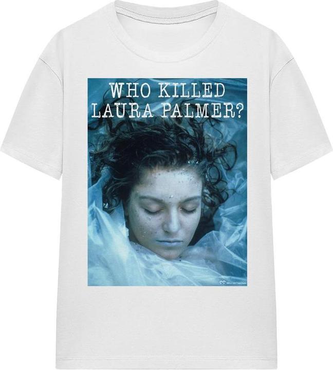 Actual product image Twin Peaks Unisex Adult Who Killed Laura T-Shirt (XXL)
