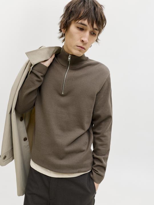 Produktbild Jack & Jones Einfarbig Strickpullover Strickpullover (S)