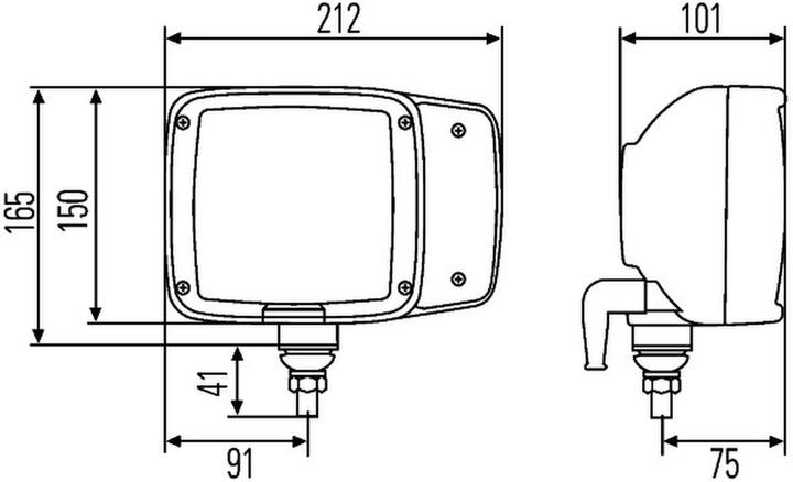 Actual product image Hella H7/H3 HEADLIGHTS (H3)