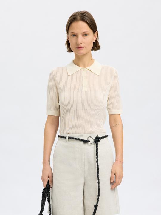 Image du produit Selected Homme Kurzarm Polohemd aus Strick (S)
