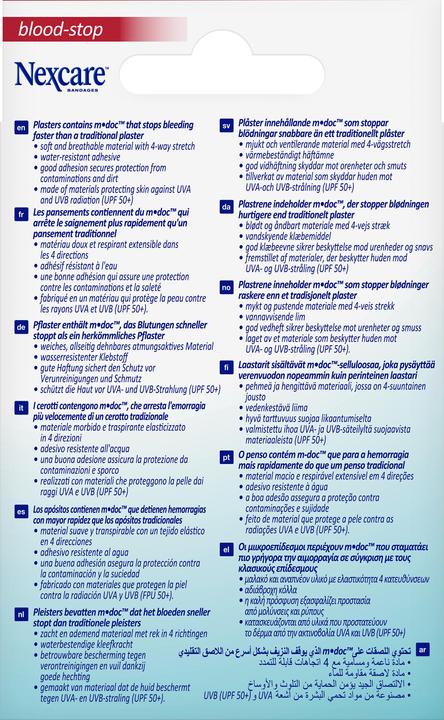 Actual product image 3M Blood-Stop Plaster 3 sizes mixed (30 x)