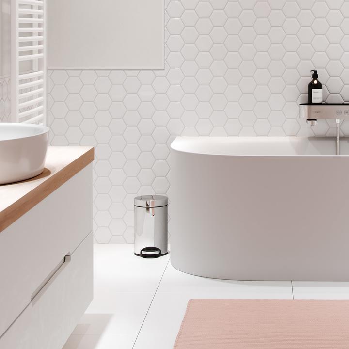 Immagine prodotto hansgrohe Cestino a pedale AddStoris, 3 l, con funzione softclose, cromo (3 l)