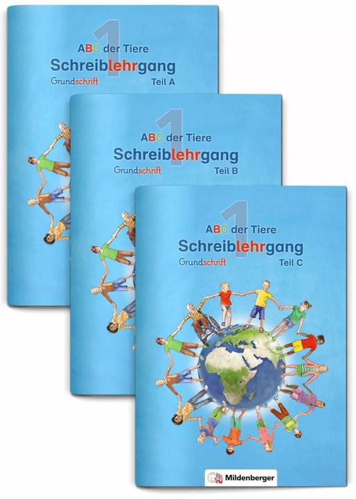Actual product image ABC der Tiere 1 - Schreiblehrgang Grundschrift, Teil A, B und C · Neubearbeitung (German, Heike Treiber, Kerstin Mrowka-Nienstedt, Klaus Kuhn, 2024)