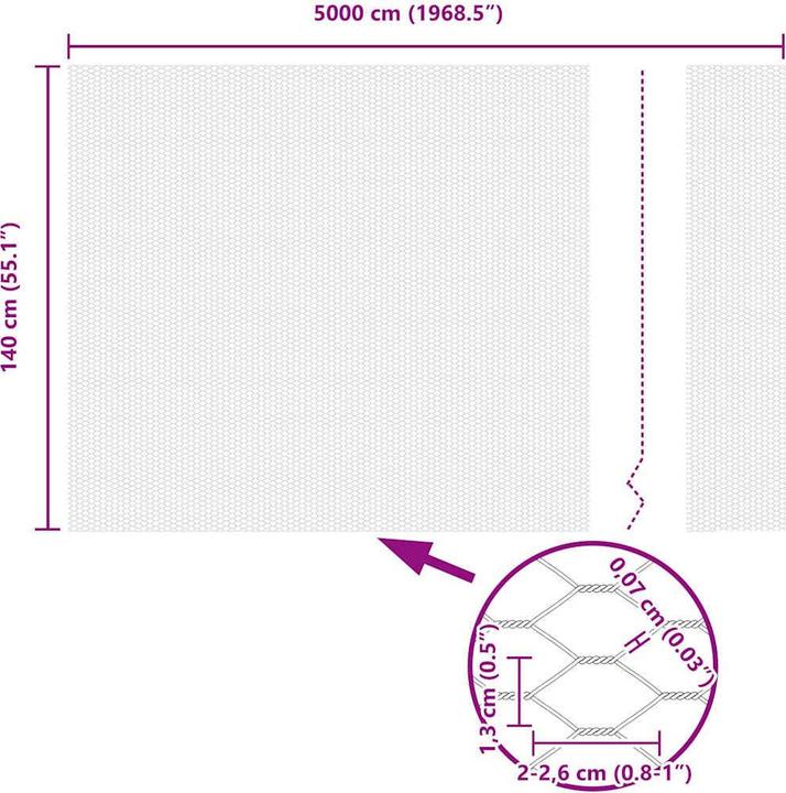 Produktbild VidaXL Aussenzaun