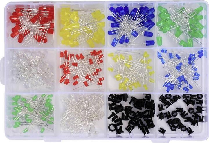 Actual product image Tru Components T23O125 LED range red, green, yellow, blue, white 20 mA 2 V
