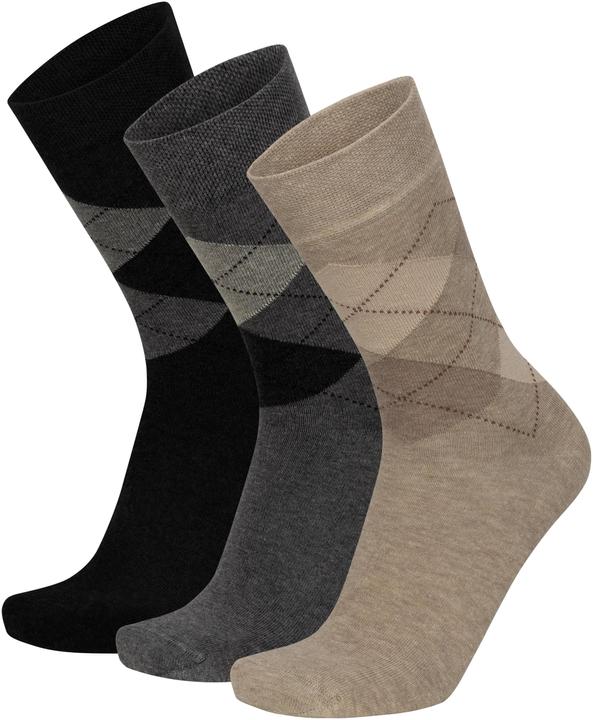 Actual product image Normani 6 pairs of men's socks Camel - 701 (pack of 6, 47 - 50)