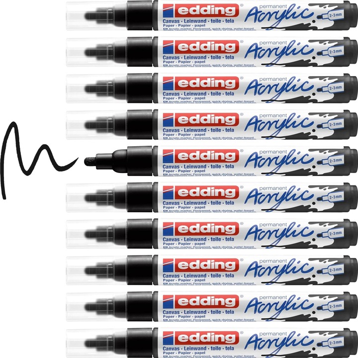 Produktbild Edding Acrylmarker 5100 Medium (Tiefschwarz, 3 mm, 1 x)