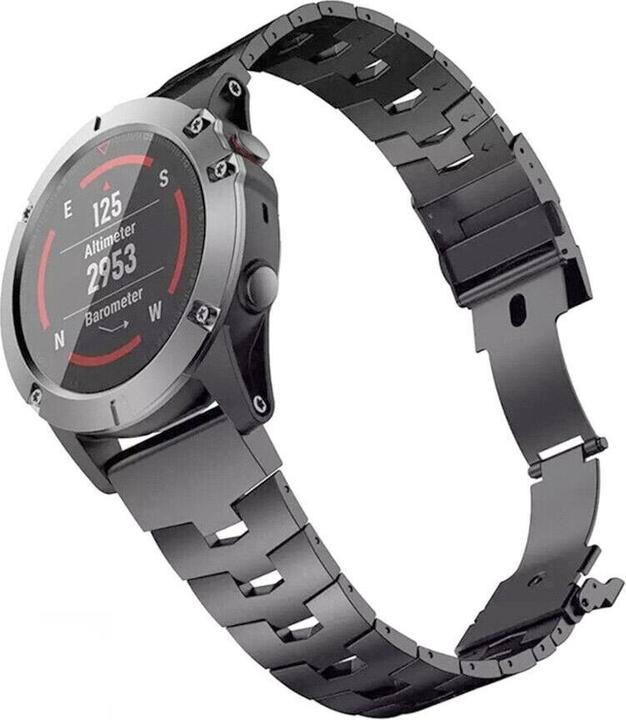 Actual product image Strap-it Titanium bracelet (Titanium, 6x, fenix 5X)