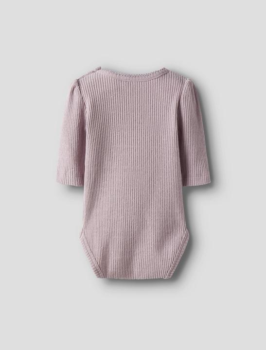 Produktbild Name it Langarmbody gerippt mit Glitzer (62)