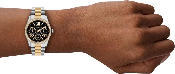 Produktbild Michael Kors Lexington Lux Day Date Bicolor/Schwarz (Analoguhr, 33 mm)