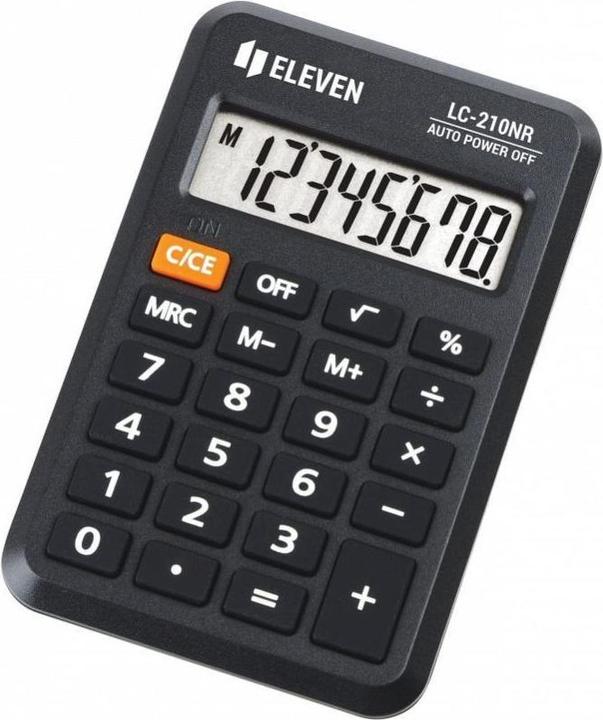 Eleven Smart device pocket calculator LC210NR black