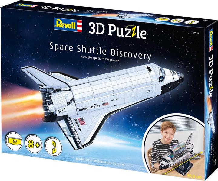 Produktbild Revell 3D Puzzle Space Shuttle Discovery 00251 1 St. (126 Teile)