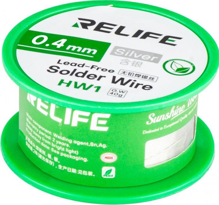 Produktbild Relife Solder Wire HW1, 0.4mm, 40g