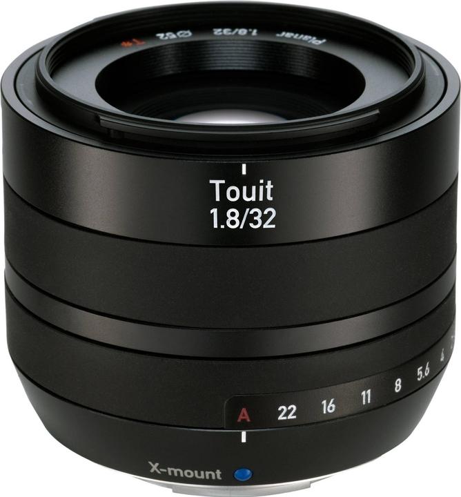 Actual product image Zeiss Touit lens, 32mm, f/1.8, Fujinon XF (Fujifilm Fujinon XF, APS-C / DX)