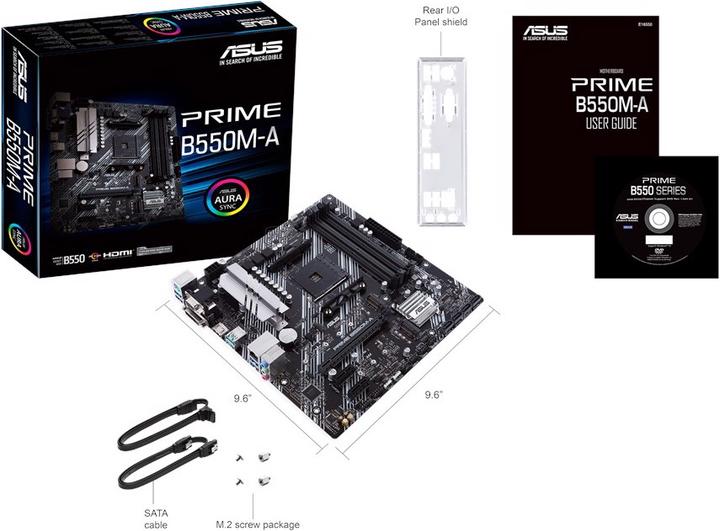 Produktbild ASUS DUPLIKAT PRIME B550M-A (AM4, AMD B550, mATX)