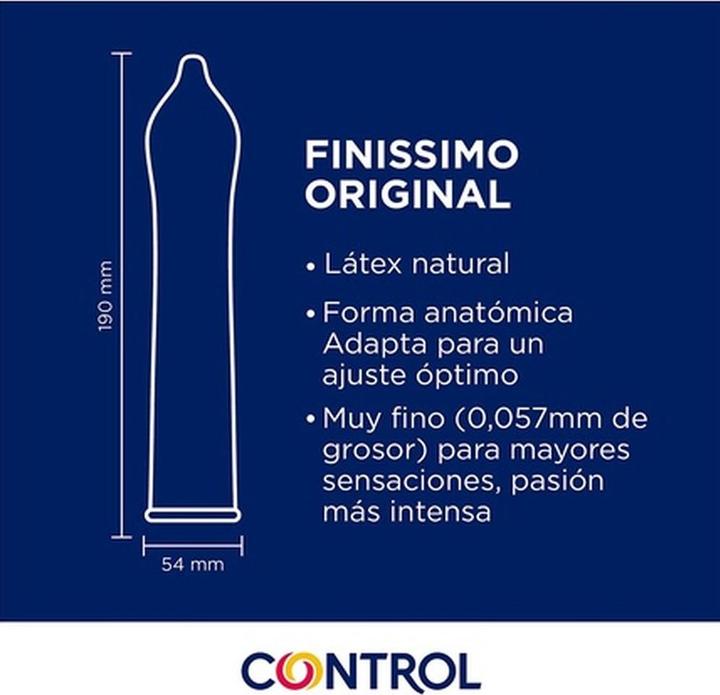 Actual product image Control Finissimo Condoms 12 Units (12 pcs.)