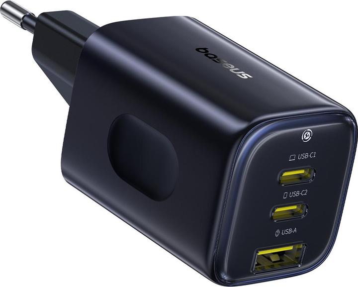 Produktbild Baseus PicoGo AE11 Fast Charger 2C+U 67W EU Cosmic Black (67 W, 3 Ports)