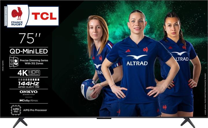 Produktbild TCL 75C6K (75", Mini-LED, 4K, 2025)
