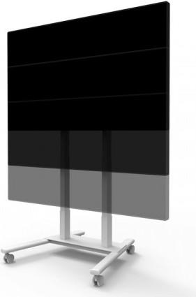 Image du produit Multibrackets Pied électr., -90", max 60 kg, blanc (60 kg, 37" - 90")