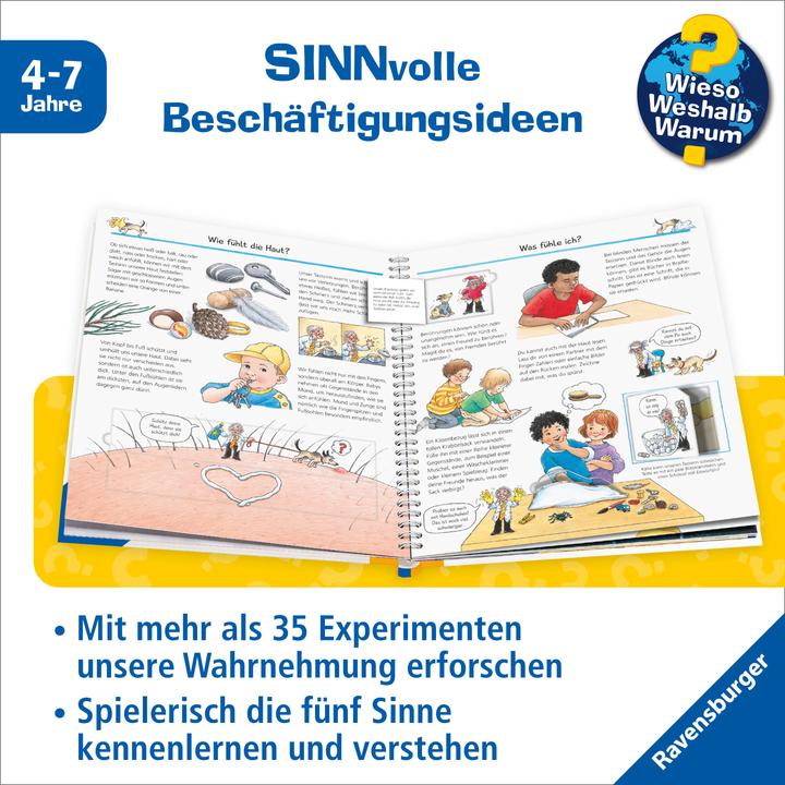 Produktbild Ravensburger Wieso? Weshalb? Warum?, Band 31: Experimentieren mit allen Sinnen (Deutsch, Angela Weinhold, 2025)
