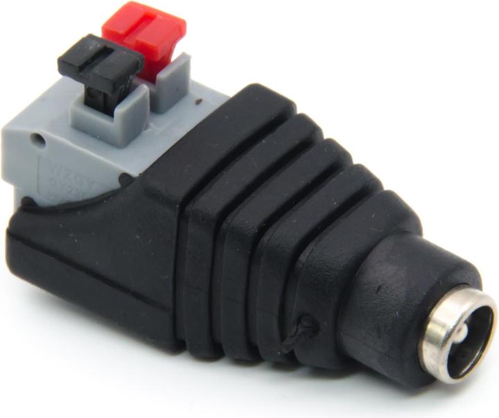 Purecrea DC-Buchse Female Barrel Jack 5.5mm / 2.1mm mit Federklemmen