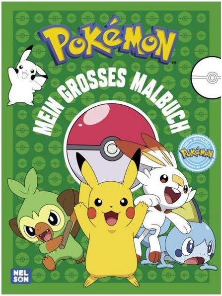 Actual product image Pokémon: My Big Colouring Book