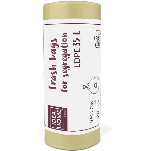 Idea Müllsäcke 35l gelb, 20 Stk, Sacchetti spazzatura, Giallo