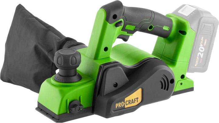 Image du produit Procraft PE20BLbb Akku Hobel 20 V 82 mm Brushless + 2x Akku 2,0 Ah + Ladegerät + Koffer