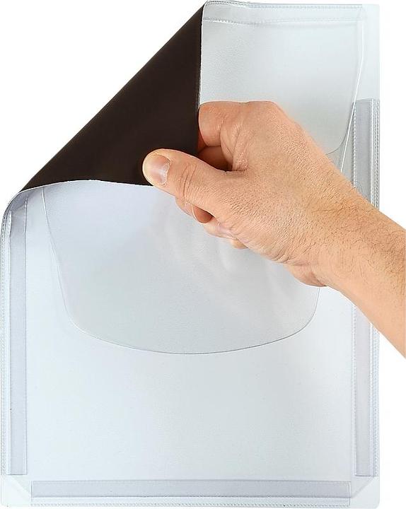Actual product image Eichner Magnetic pouch with A4 235 x 305 mm expansion fold (A4 portrait, 5 Piece)