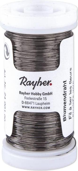 Rayher Blumendraht, schwarz, 100 m (100 m)