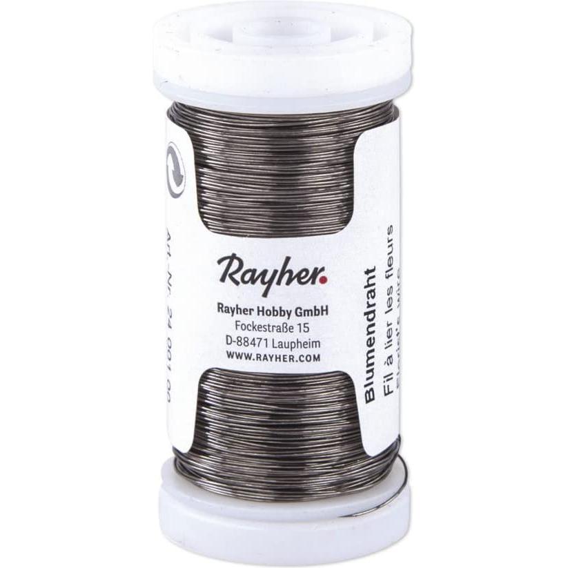 Rayher Blumendraht, schwarz, 100 m (100 m) (47766146)