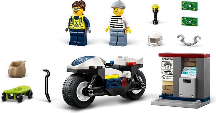 Produktbild LEGO Action auf zwei Raedern – Polizei jagt Gauner - 60455 NEU! Teile 65x (60455)
