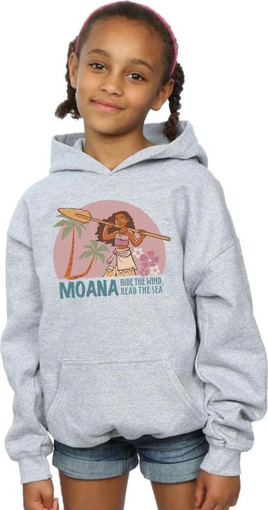 Actual product image Disney Girls Moana Read The Sea Hoodie (116)