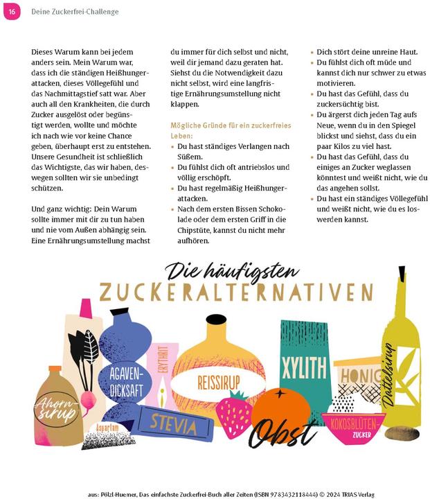 Produktbild Das einfachste Zuckerfrei-Buch aller Zeiten (Deutsch, Stefanie Pölzl-Huemer, 2024)