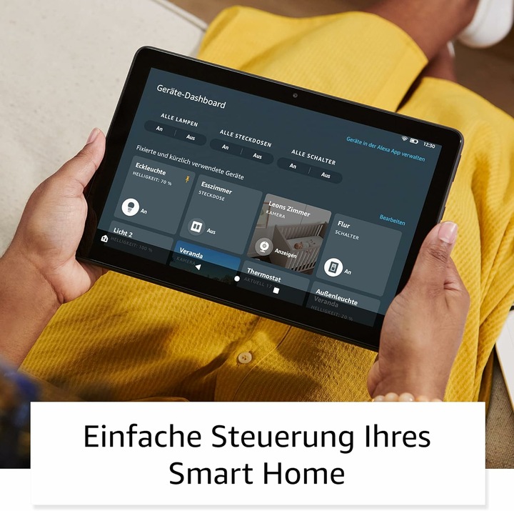 Productafbeelding Amazon Fire HD 10 Plus (10.10", 32 GB, Leigrijs)