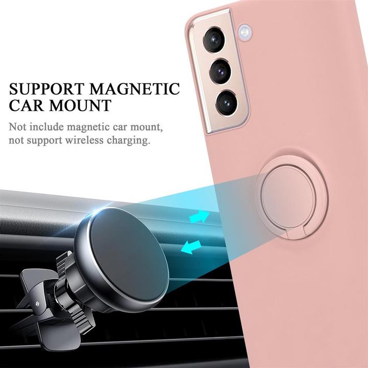 Actual product image Cadorabo TPU Liquid Ring Silicone Case Cover (Samsung Galaxy S21+)