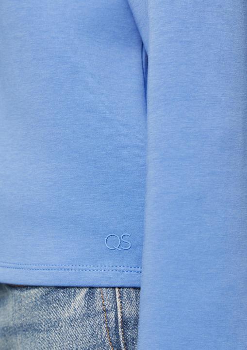 Produktbild s.Oliver Sweatshirt Verkürztes Sweatshirt aus Interlockjersey (M)