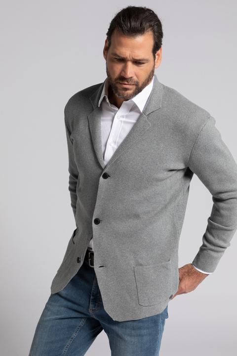 Produktbild JP1880 Stricksakko, FLEXNAMIC®, Business, Milano-Strick, Reverskragen (8XL)