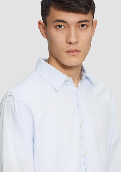 Immagine prodotto S.Oliver Hemd Regular Fit: Baumwollhemd mit Strukturmuster (L)