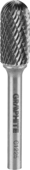 Actual product image Graphite HM TYPE METAL TIP (CYLINDRICAL ROUND) 12 X 25 MM BOX 6 X 45 MM 55H361