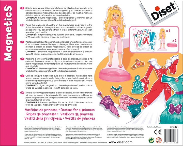 Produktbild Jumbo Diset Vestidos De Princesa Magnetics