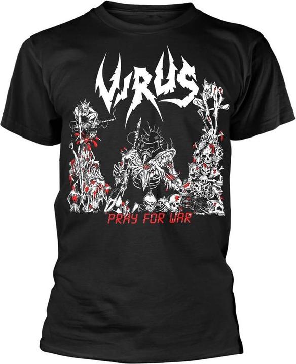 Image du produit ViRUS T-shirt adulte Pray For War (S)
