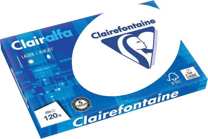 Actual product image Clairefontaine Clairalfa (120 g/m², 250 x, A3)