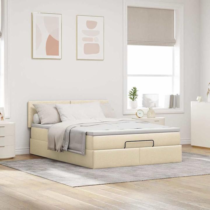 Produktbild vidaXL osmanischer Bettrahmen (140 x 190 cm)